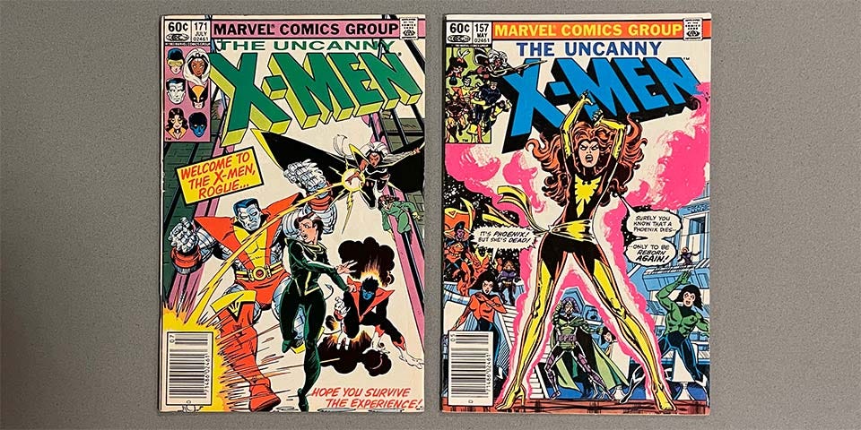 Two Uncanny X-Men comic books, issues 171 and 157 Two Uncanny X-Men comic books, issues 171 and 157